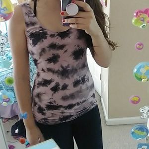 A tiedye tank top